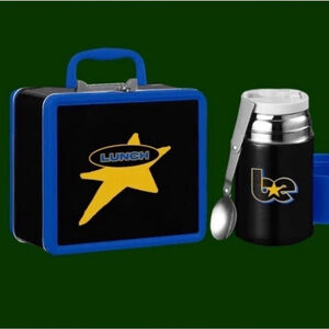 Billie Eilish Lunchbox and Thermos Set w/Folding Spoon - NEW Mint Condition
